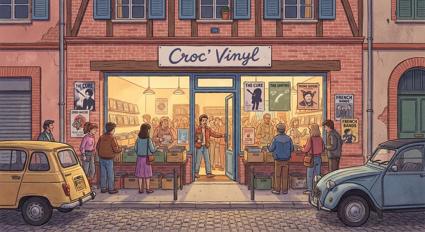Croc’ Vinyl, mémoire vivante du disquaire indépendant à Toulouse