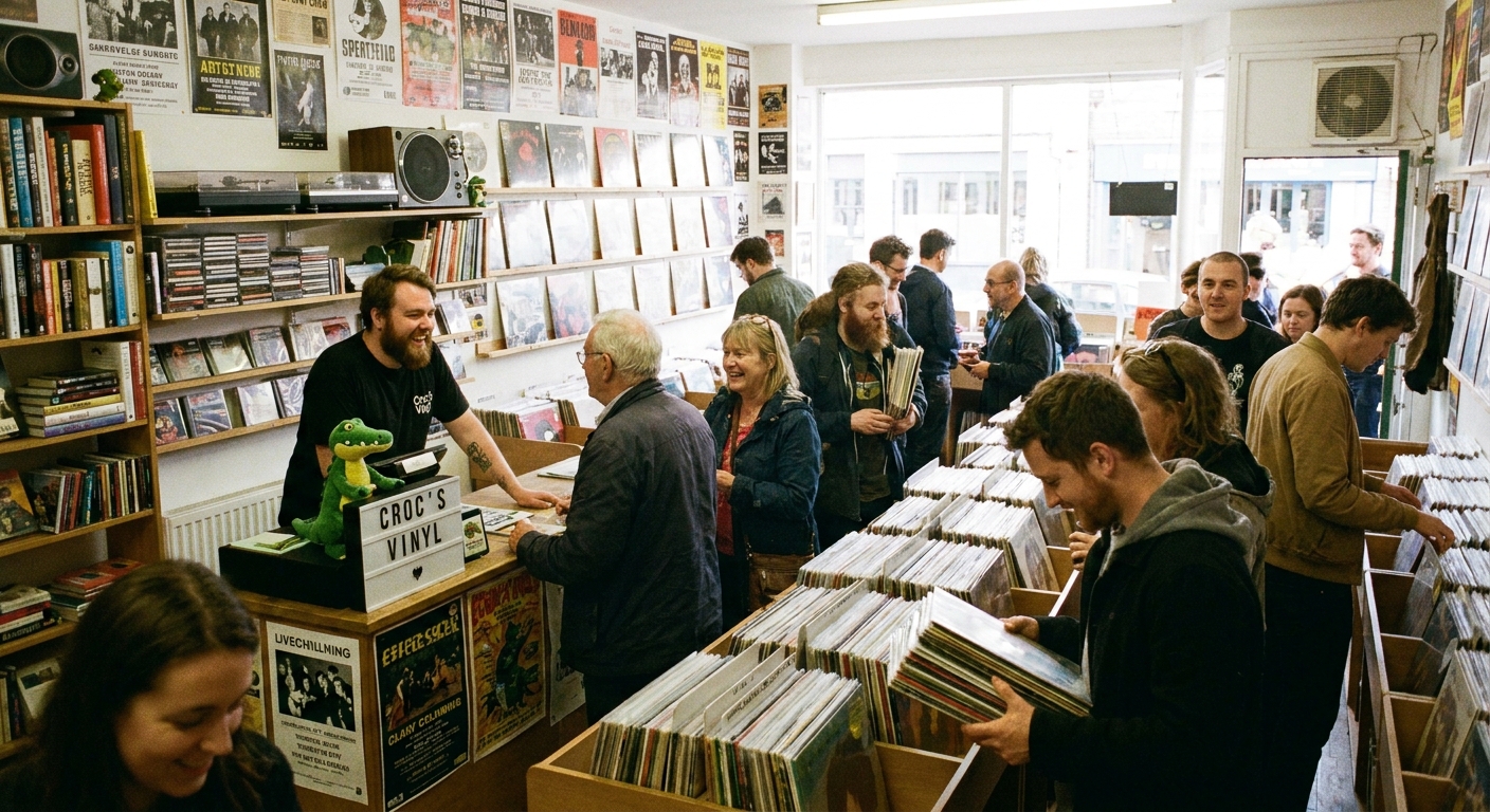 Croc’ Vinyl : comment un disquaire indépendant tisse le lien culturel à Toulouse